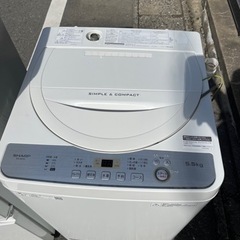 福岡市配送設置無料　シャープ冷蔵庫、洗濯機セット