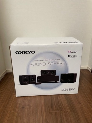 ONKYO「SOUND SPHERE(サウンド スフィア)5.1ch」 スピーカースタンド2本込