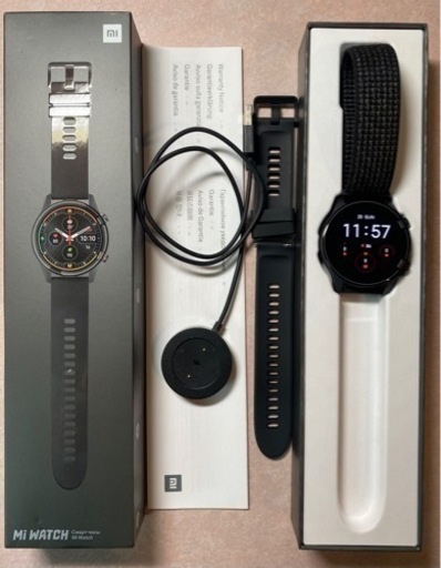 【美品】Xiaomi Mi Watch スマートウォッチ 1.39インチブラック