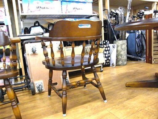 J40　飛騨産業 キツツキマーク カントリー ダイニング 4点セット 飛騨産業 ダイニングテーブル、椅子4脚セット