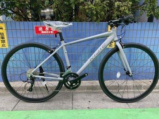 ★特価・現品限り★　クロスバイク　アサヒサイクル　ニジッククオリアM　450mm　マットグレー