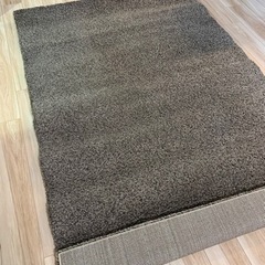 【お取引決定】IKEAラグカーペット　茶色