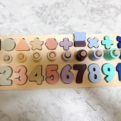 モンテッソーリ　知育玩具　積み木　数字　パズル