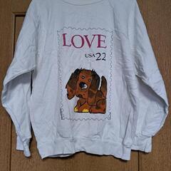 ALORE　M　トレーナー　長袖シャツ　USA　LOVE USA22