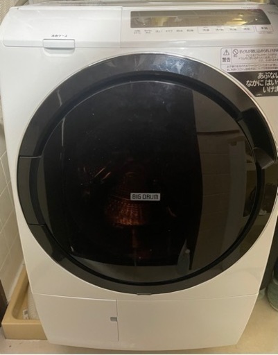 乾燥付きドラム式洗濯機2021年製3/9まで (白濵脩平) 猪名寺の生活家電 ...