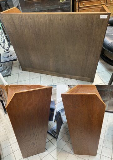 □ioy0221②□三越家具 ブルージュ ガラスキャビネット サイドボード