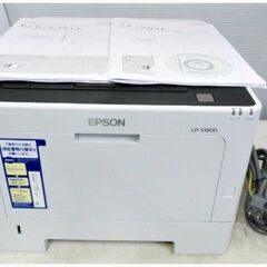 印刷枚数少！ エプソン A4 モノクロ レーザープリンター LP-S180D 動作
