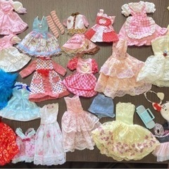 りかちゃん用　ドレス　服　靴　小物　まとめ売り 洋服 着せ替え人...