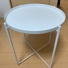 IKEAトレイテーブル, ホワイトグラドム