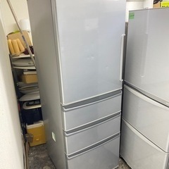北九州市内配送無料　保証付き　AQR-361EL-S 冷蔵庫 ミスティシルバー [4ドア /左開きタイプ /355L] 
