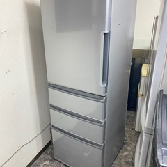 北九州市内配送無料　保証付き　AQR-361EL-S 冷蔵庫 ミスティシルバー [4ドア /左開きタイプ /355L] 