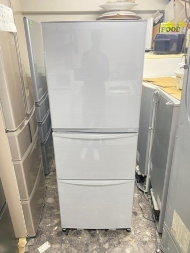 北九州市内配送無料　保証付き　東芝 ３ドア冷凍冷蔵庫 GR-34ZY(SS)