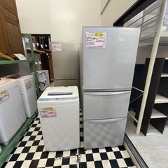 【リサイクルサービス八光】6.0㎏洗濯機・3ドア 340L冷蔵庫セット