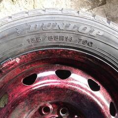 165/65r14 ダンロップ　スタッドレス