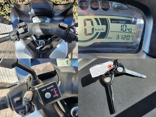 【普通免許仕様もOK】トリシティ125SE82J『ZORRO製ルーフキット』グリップヒーター LED★TRIX★ 普通免許仕様もOK】トリシティ125SE82J『ZORRO製ルーフキット