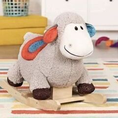 B. toys ゆらゆらロッキングシープ 羊さんの乗り物おもちゃ...