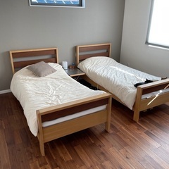 ２段ベッド ティノ２材質：オーク・ウォールナット突板ウレタン塗装...