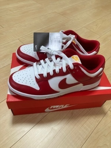 早い者勝ち！！新品未使用　NIKE ダンク　ロー　ジムレッド　27.0cm