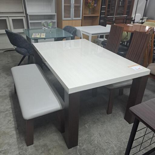 値下げ32,000円‼️美品 激安 ダイニング ベンチ4点セット 早い者勝ち‼️