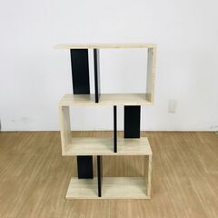 【新品】木製3段多目的シェルフラック