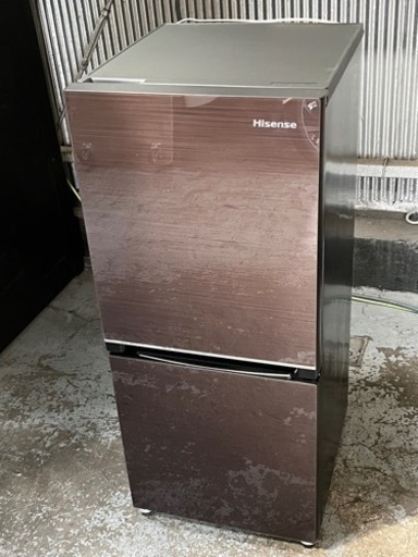 冷蔵庫 ハイセンス 2020年 2ドア 134L 単身 一人暮らし HR-G13B Hisense ガラストップ 動作品 直引取・エリア限定配送・ヤマト家財 SG