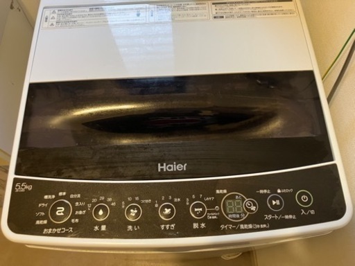 【最終お値下げ！】ハイアール5.5kg 全自動洗濯機 JW-C55D