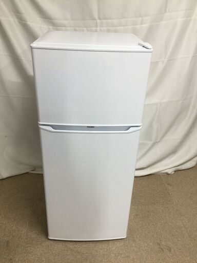 【北見市発】ハイアール Haier 冷凍冷蔵庫 JR-N130A 2018年製 130L 白 2ドア スリムボディ 耐熱性能天板 (E2516wY)
