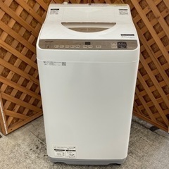 【愛品館江戸川店】シャープ6.5Kg全自動洗濯乾燥機（2023年...