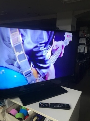 取引場所　南観音　K 2402-756 MITSUBISHI 40インチブルーレイ、HDD内蔵テレビ　リモコンあり　TV HDD ブルーレイ視聴動作確認済み　録画機能未確認　LCD-A40BHR10