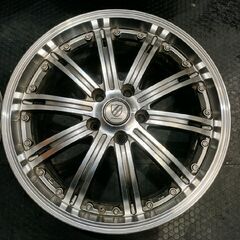 MANARAY SPORT マナレイスポーツ 社外ホイール 18インチ 4本 7J5HPCD114.3+53 深リム レヴォーグ オデッセイ等　(VHI317)