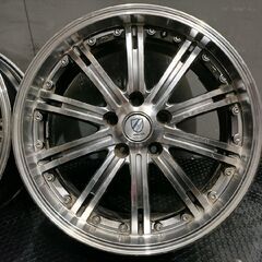 MANARAY SPORT マナレイスポーツ 社外ホイール 18インチ 4本 7J5HPCD114.3+53 深リム レヴォーグ オデッセイ等　(VHI317)