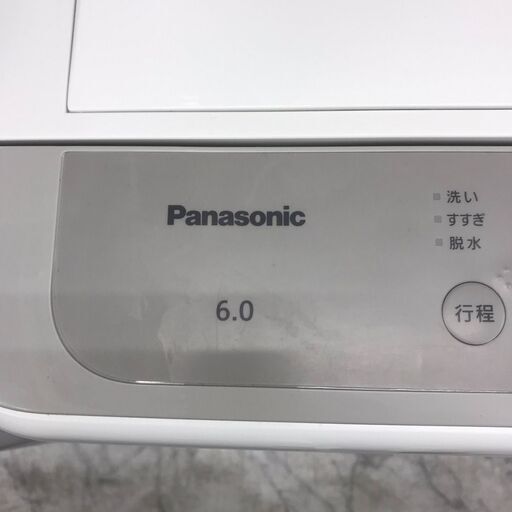 Panasonic/パナソニック　6.0㎏　縦型洗濯機　NA-F6B1　2022年製