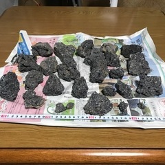 黒色溶岩石約3キロ