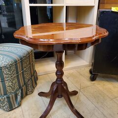 イタリア製 ITALY アンティーク サイドテーブル 象嵌細工 (ぞうがん