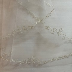 ミッキー ベール ウエディング ゴールド ショート ラメあり