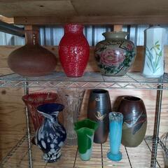 多数あり 薩摩焼 九谷焼 カメイガラス 花瓶 陶器 