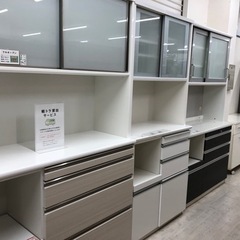 レンジボード ホワイト スライド式【トレファク堺福田店】 レンジボード スライド式 ホワイト 196【トレファク堺福田店】