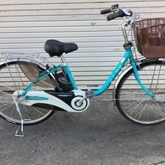 320  パナソニック新機種電動アシスト自転車vivi DX26インチ　ブルーボディー 320 パナソニック新機種電動アシスト自転車vivi DX26インチ ブルーボディー
