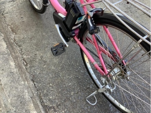 323 ヤマハ新機種電動アシスト自転車pasnatura26インチピンクアルミ 