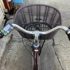 324 ヤマハ最新機種電動アシスト自転車pasnatura26インチ ブラウンアルミ