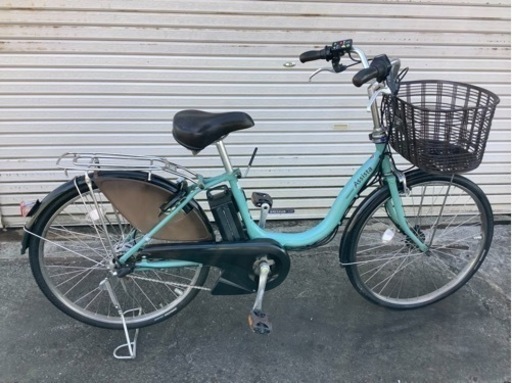 325  ブリヂストン新機種電動アシスト自転車アシスタ24インチブルーアルミボディー