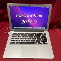 2017macbookAir 13インチ i7 8GB 121G...