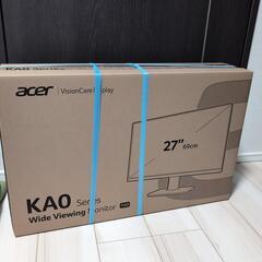 新品未開封　27インチモニター　Acer
AlphaLine K...