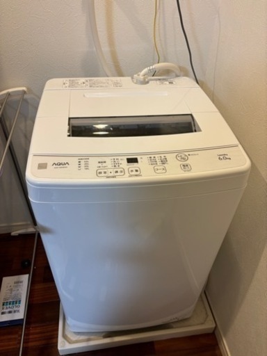 AQUA 洗濯機 6.0kg 2021年製