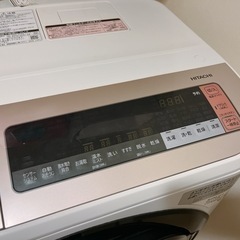 【お取引中】HITACHI ビッグドラム ドラム式洗濯乾燥機 12/6kg BD-NX120B 