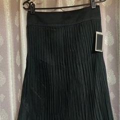 【新品】CANOA：カノア：サイズSプリーツスカート黒
