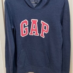 GAP（ギャップ）　フード付き　トレーナー　ネイビー　ピンク　裏...