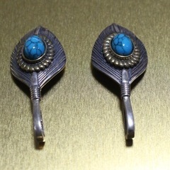 goro\'s (ゴローズ) 金縄ターコイズハートフェザー 左右セット