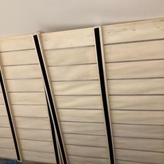 無印良品　ダブルベッド　マットレス付き