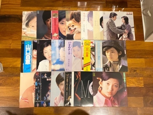 歌謡曲等　EPレコード数百枚　山口百恵　桜田淳子　沢田研二　中森明菜　松田聖子他